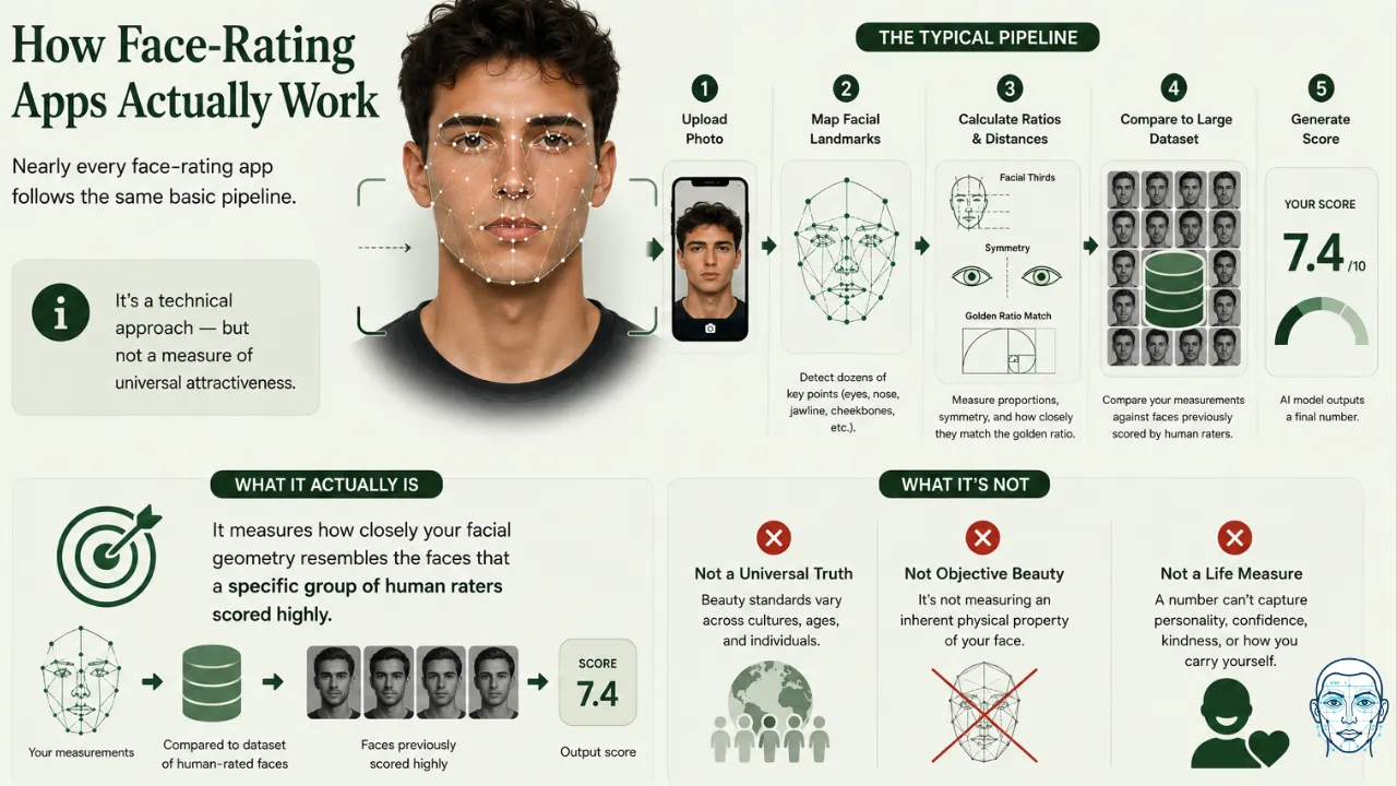 How face-rating apps actually work