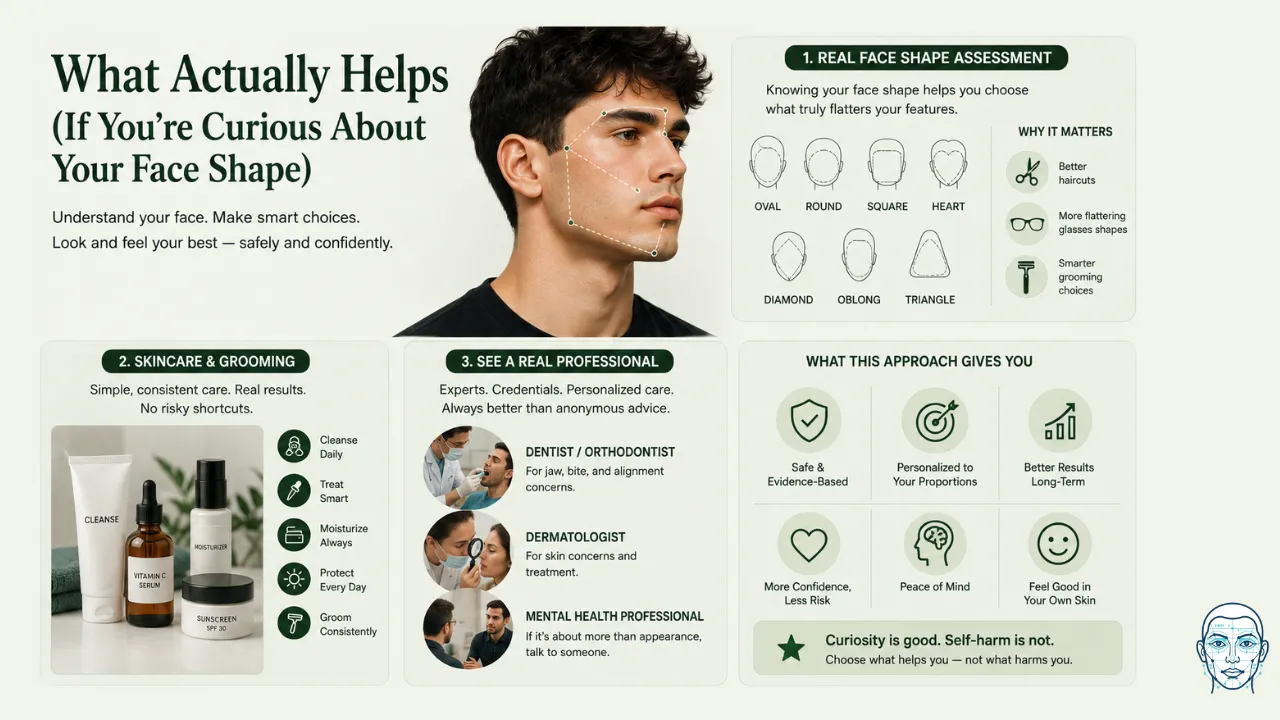 What helps (Looksmaxxing and Face shape)