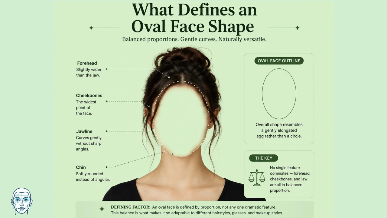 definition of an oval face shape